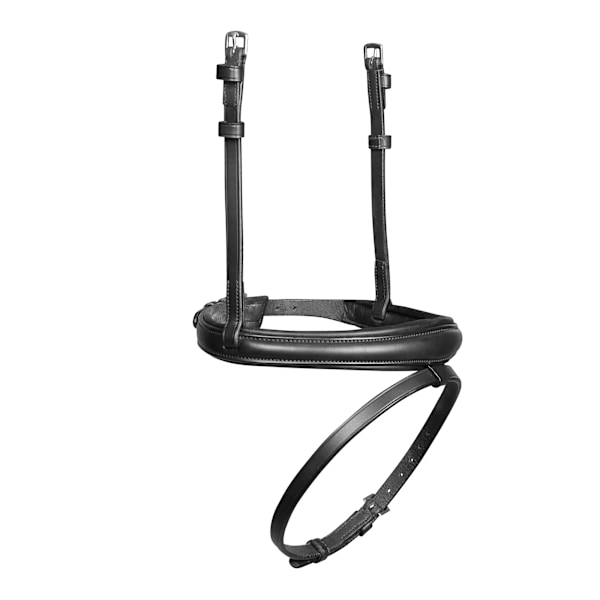 Velociti Lusso Läder Häst Cavesson Nosband Cob Svart Black Cob