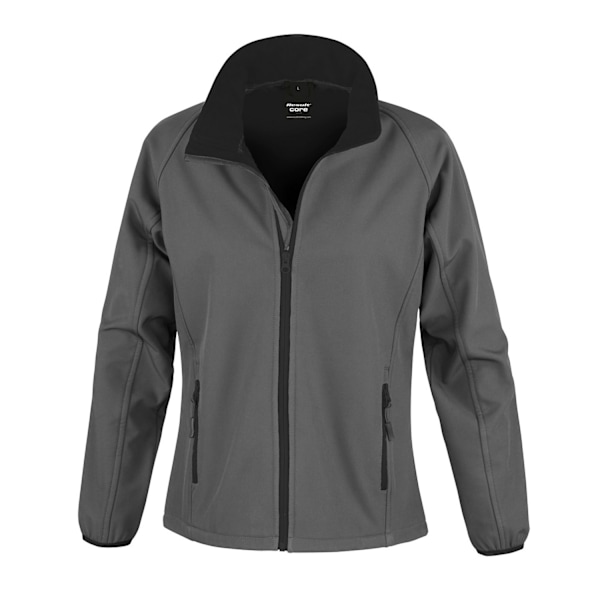 Result Core Dam/Dam Soft Shell Jacka XL Charcoal/Svart Charcoal/Black XL