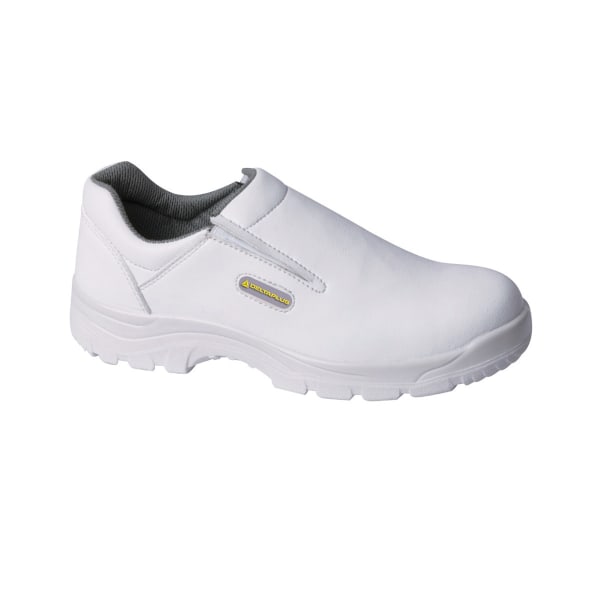 Delta Plus Unisex Hygiene Non Slip Säkerhetssko / Arbetskläder 4 Vit White 4