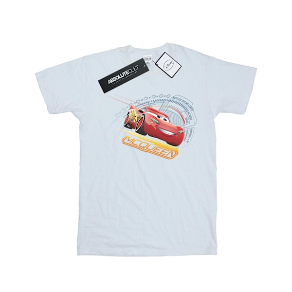 Bilar Flickor Lightning McQueen Bomull T-shirt 9-11 År Vit White 9-11 Years