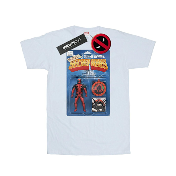 Marvel Deadpool Secret Wars Actionfigur T-shirt S Vit White S