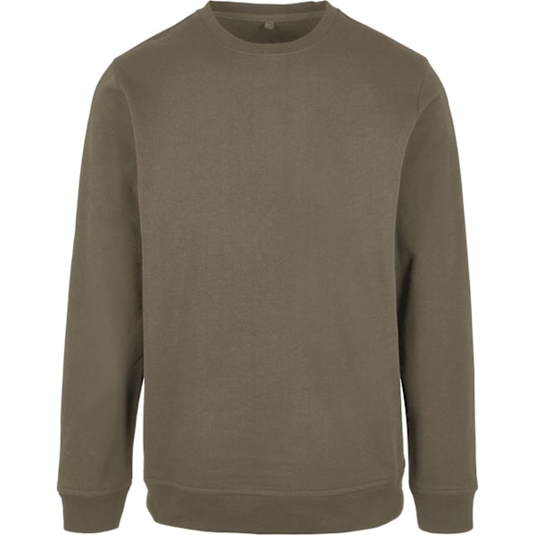 Bygg ditt varumärke Herr Basic Crew Neck Sweatshirt S Olive Olive S