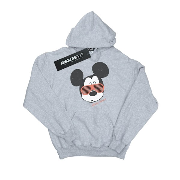 Disney Dam/Damer Mickey Mouse Solglasögon Hoodie M Sports Grå Sports Grey M
