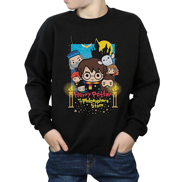 Harry Potter och de vises sten Pojkar Sweatshirt 5-6 år Black 5-6 Years