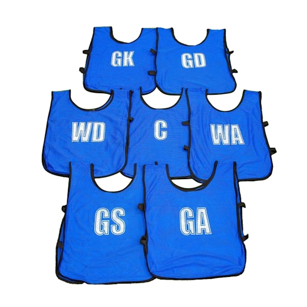 Precision Barn/Barn Mesh Netball Träningsväst (7-pack) Royal Blue 2-3 Years