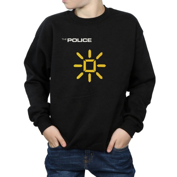 The Police Boys Invisible Sun Sweatshirt 9-11 Years Black Black 9-11 Years