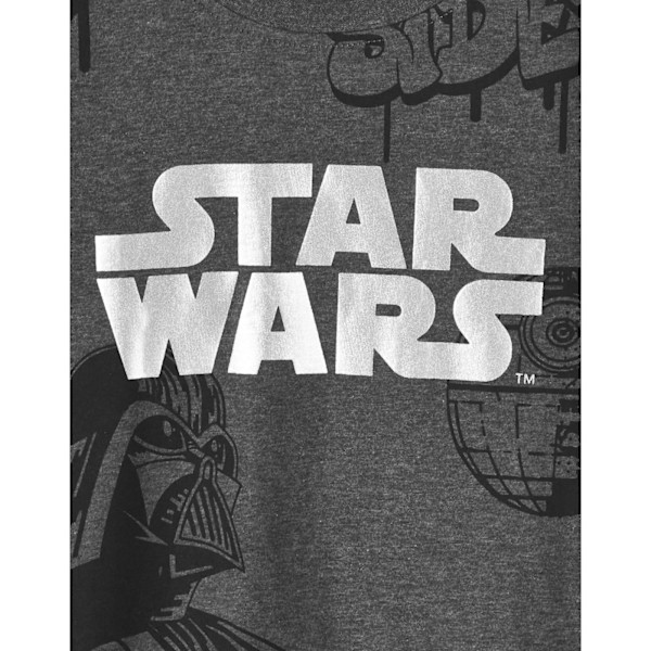 Star Wars Pojkar Darth Vader T-shirt 5-6 år Grå Grey 5-6 Years