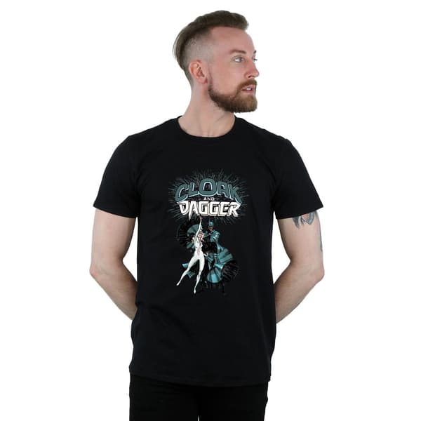 Marvel Herr T-shirt Cloak And Dagger Shadow Dance M Svart Black M