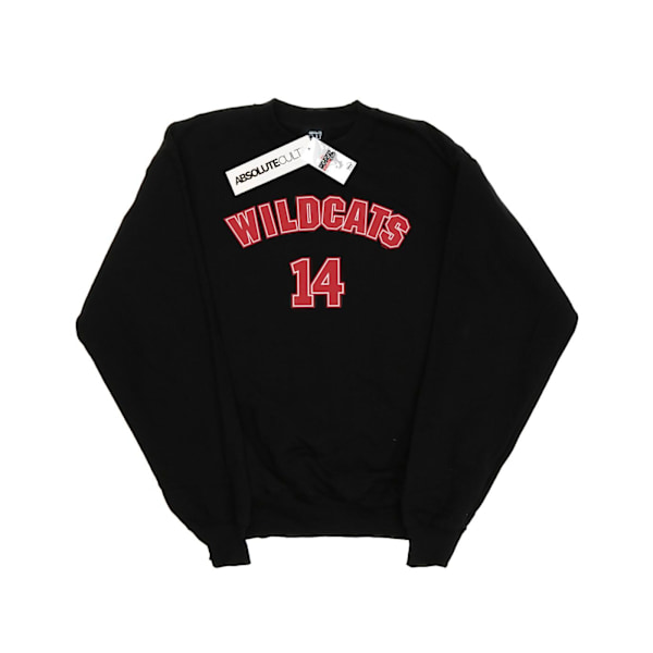 Disney Girls High School Musical The Musical Wildcats 14 Sweatshirt Black 9-11 Years