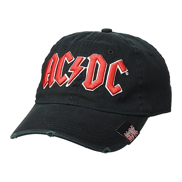 AC/DC Unisex Vuxen Logo Baseball Keps One Size Svart/Röd Black/Red One Size