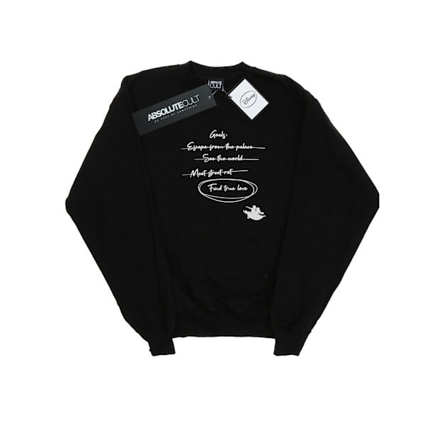 Disney Girls Aladdin Jasmine Goals Sweatshirt 9-11 år Svart Black 9-11 Years