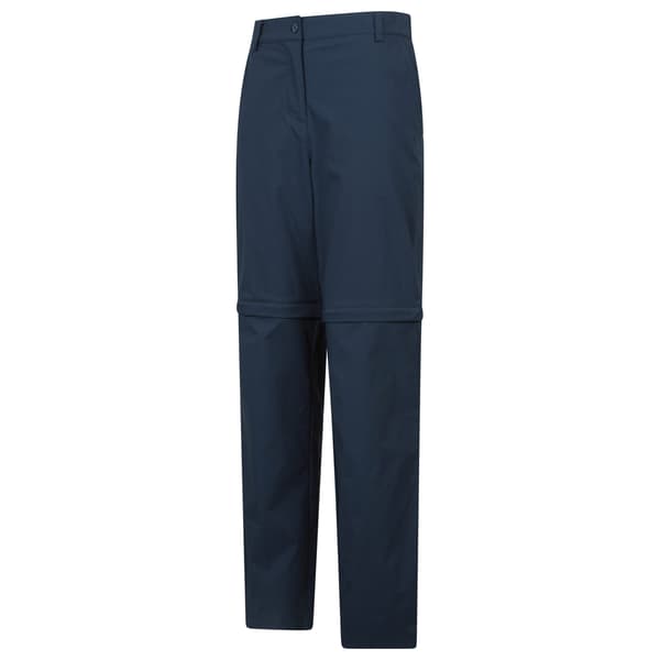 Mountain Warehouse Delta Stretch Zip-Off Byxor för damer Navy 6 UK