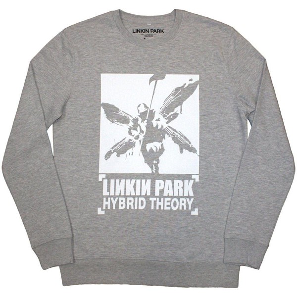 Linkin Park Unisex Vuxen Soldier Hybrid Theory Sweatshirt M Gre Grey M