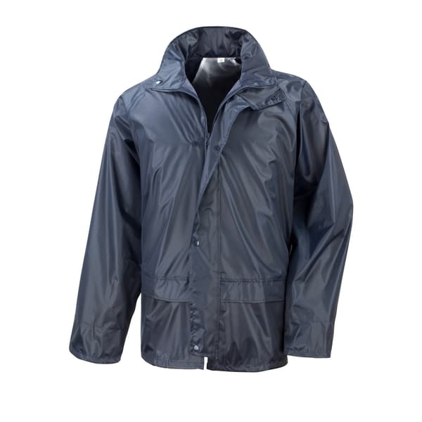 Result Herr Core Stormdri Regnjacka S Marinblå Navy Blue S
