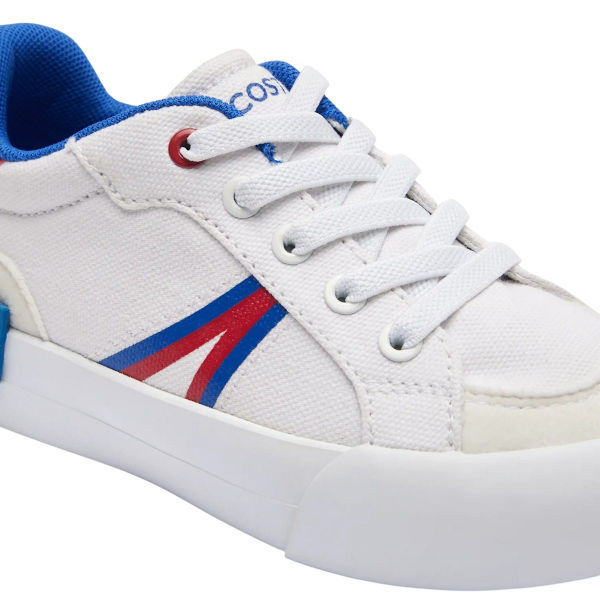 Lacoste Barn/Ungdom L004 Träningsskor 5.5 UK Vit/Röd White/Red 5.5 UK