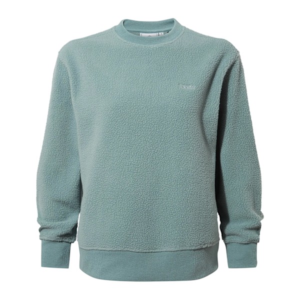 TOG24 Dam/Kvinna Clayborne Sherpa Fleece Sweatshirt 16 UK Mistgrå Mist Grey 16 UK