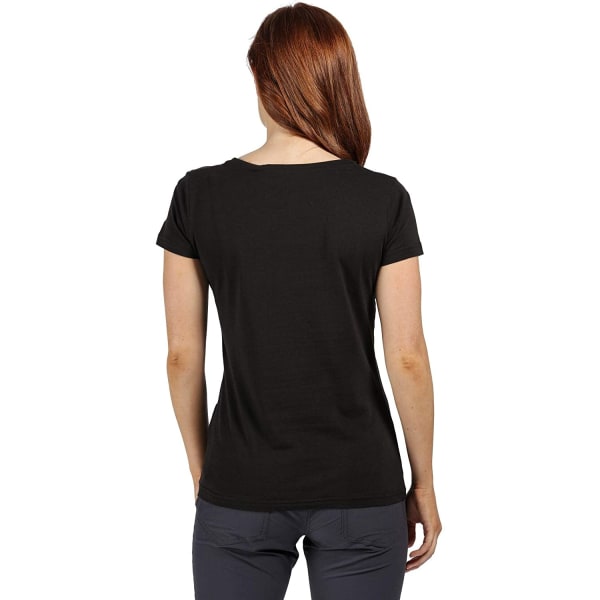 Regatta dam/dam Carlie T-shirt 12 UK Svart Black 12 UK