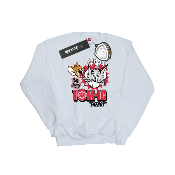 Tom And Jerry Dam/Damer Tomic Energy Sweatshirt S Vit White S