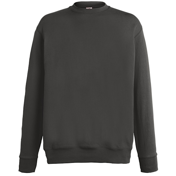 Fruit Of The Loom Herr Lätt Droppad Axel Sweatshirt M L Light Graphite M