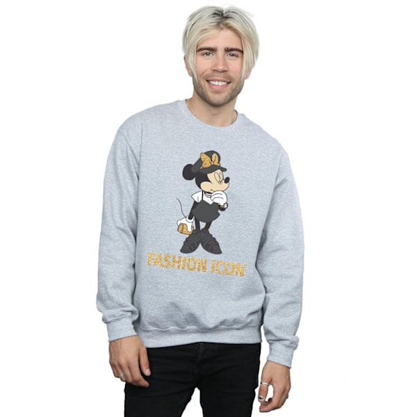 Disney Mens Minnie Mouse Fashion Icon Sweatshirt 5XL Sports Grå Sports Grey 5XL