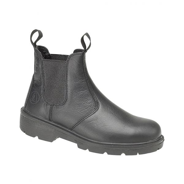 Amblers Steel FS116 Pull-On Dealer Boot / Unisex Boots 14 UK Bl Black 14 UK