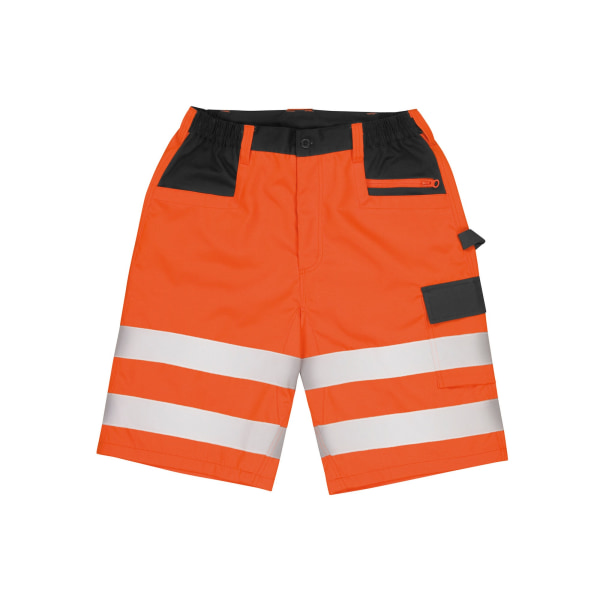 SAFE-GUARD by Result Mens Safety Cargo Shorts 4XL Fluorescerande O Fluorescent Orange 4XL