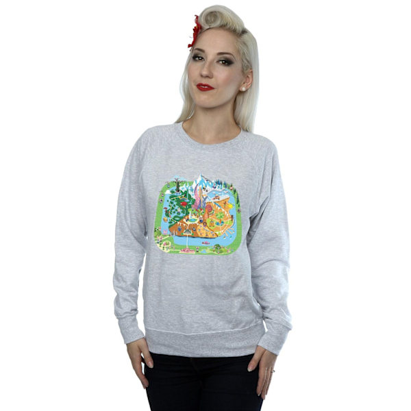 Disney Womens/Ladies Zootropolis City Sweatshirt L Heather Grey Heather Grey L