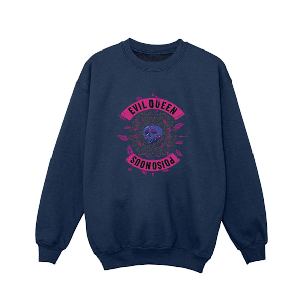 Disney Girls Villains Poison Apple Sweatshirt 3-4 år Marinblå Navy Blue 3-4 Years