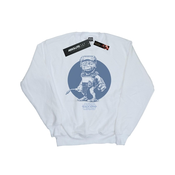 Star Wars The Rise Of Skywalker Babu Frik Mono Sweatshirt för män White 4XL