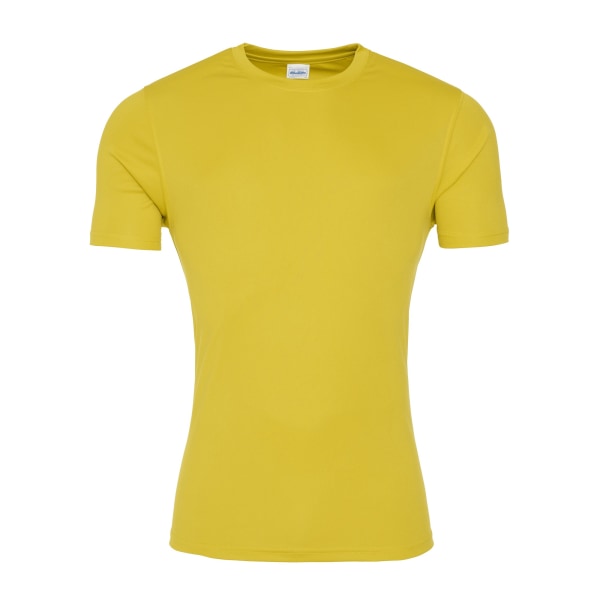 AWDis Just Cool Slät Kortärmad T-Shirt för män 3XL Solgul Sun Yellow 3XL