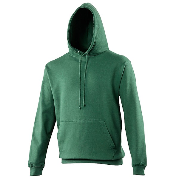 Awdis Unisex College Hooded Sweatshirt / Hoodie 5XL Flaskegrön Bottle Green 5XL