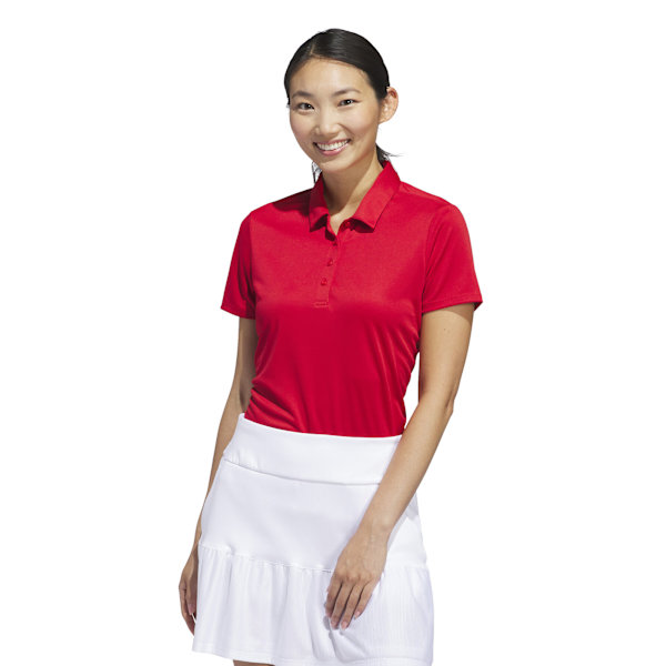 Adidas Dam/Dam Performance Poloshirt 6 UK - 8 UK Collegiate Röd Collegiate Red 6 UK - 8 UK