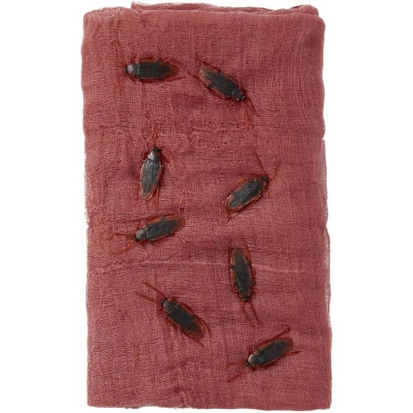 Smiffys Läskig Kackerlacka Tygset One Size Röd Red One Size