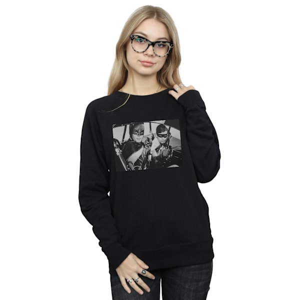 DC Comics Dam/Kvinnor Batman TV-serie Redo för Action Sweatshirt Black M