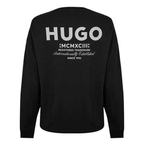 Hugo Herrtröja med logotyp L Svart/Vit Black/White L