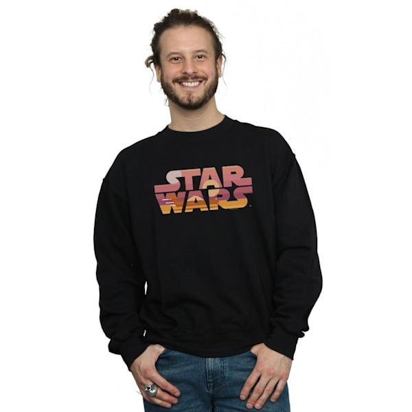 Star Wars Herr Tatooine Suns Logo Sweatshirt 5XL Svart Black 5XL