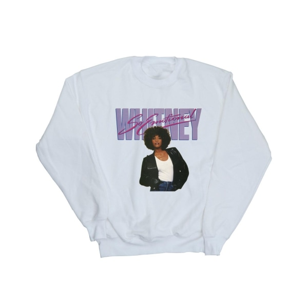 Whitney Houston Mens So Emotional Album Cover Sweatshirt 5XL Vit White 5XL