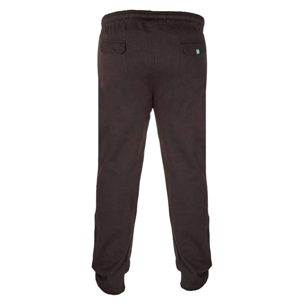 D555 Herr Kingsize Rory Lättvikts joggingbottnar i fleece 8XL Black 8XL