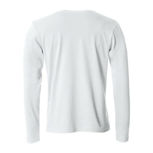 Clique Herr Basic Långärmad T-shirt L Vit White L