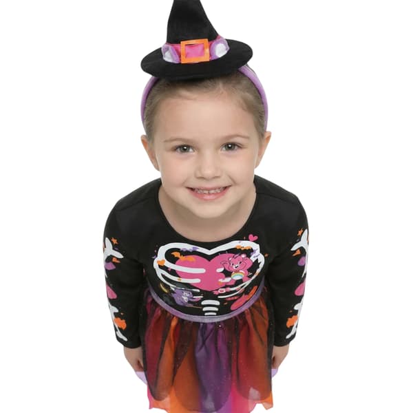 Care Bears Halloween-häxdräkt för flickor 6-8 år svart Black 6-8 Years