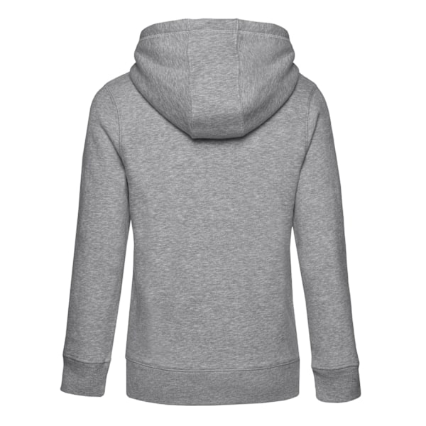 B&C Dam Hoodie med Full Dragkedja, Storlek S, Heather Grey Heather Grey S