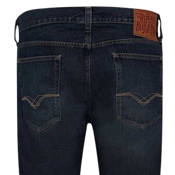 Replay Herr Neaal Slim Jeans i Bomull 32R Blå Blue 32R