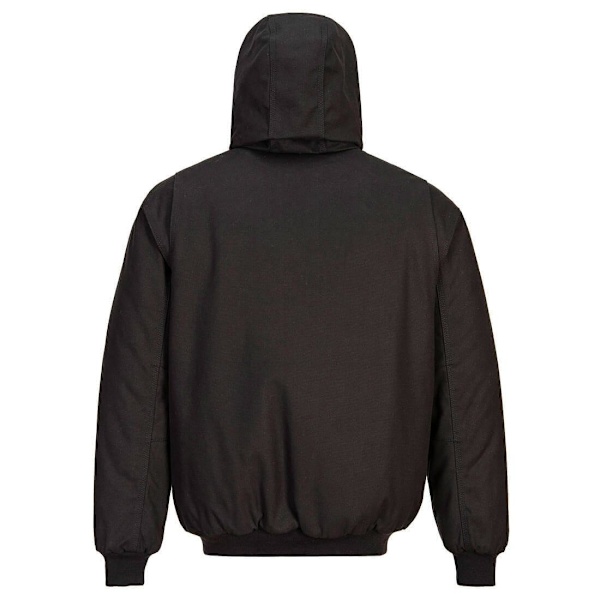 Portwest Unisex Vuxen Anka Quiltfodrad Vadderad Jacka med Huva L B Black L