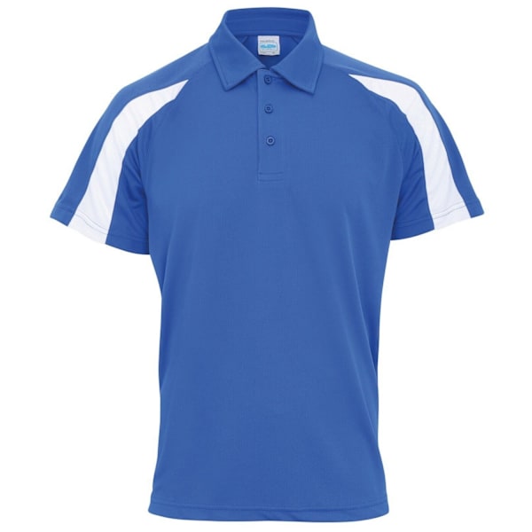 AWDis Cool Mens Contrast Polo Shirt XXL Royal Blue/Arctic White Royal Blue/Arctic White XXL