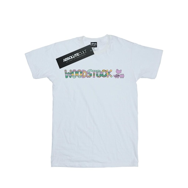 Woodstock Boys Aztec Logo T-Shirt 9-11 år Vit White 9-11 Years