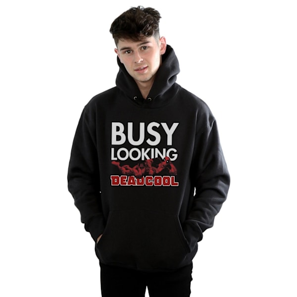 Marvel Deadpool Busy Looking Deadcool Hoodie 4XL Svart Black 4XL