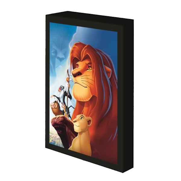 The Lion King Upplyst Canvas Tavla 40cm x 30cm Flerfärgad Multicoloured 40cm x 30cm