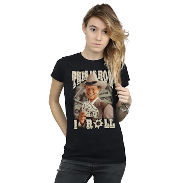 Dallas Dam/Kvinnor This Is How I Roll Bomull T-Shirt M Svart Black M