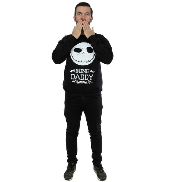 Disney Herr Nightmare Before Christmas Bone Daddy Tröja L Black L