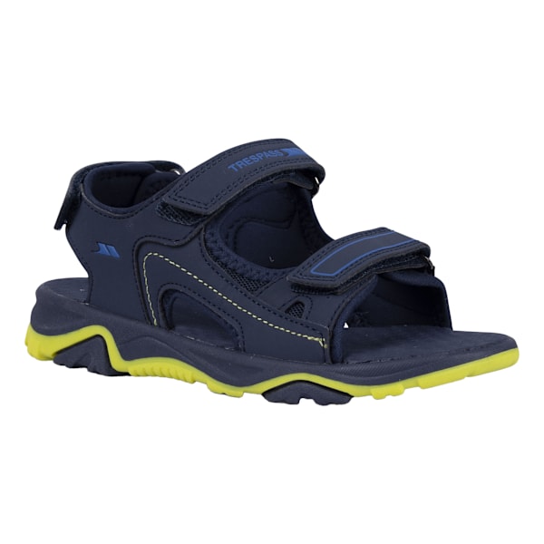 Trespass Jett Sandaler med Dubbla Remmar för Barn/Ungdomar 4 UK Navy Navy 4 UK